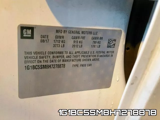 1G1BC5SM8H7278878 фото 2