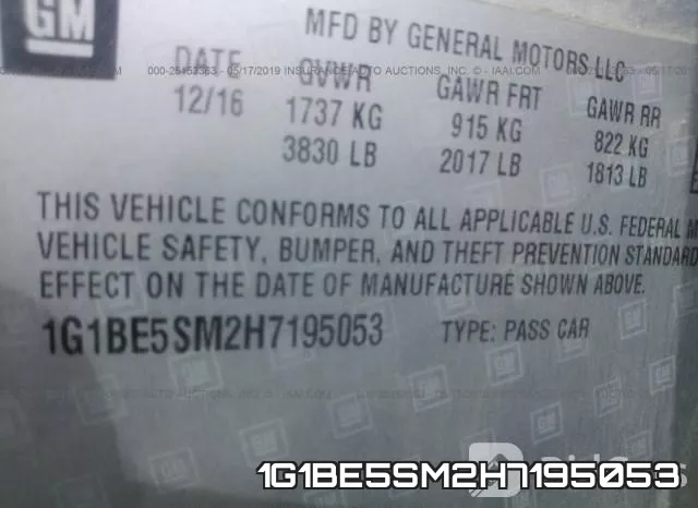 1G1BE5SM2H7195053 фото 10