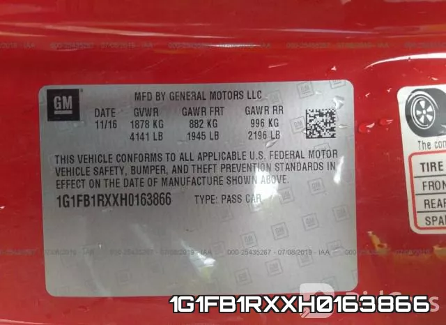 1G1FB1RXXH0163866 фото 10