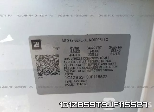 1G1ZB5ST3JF115527 фото 10