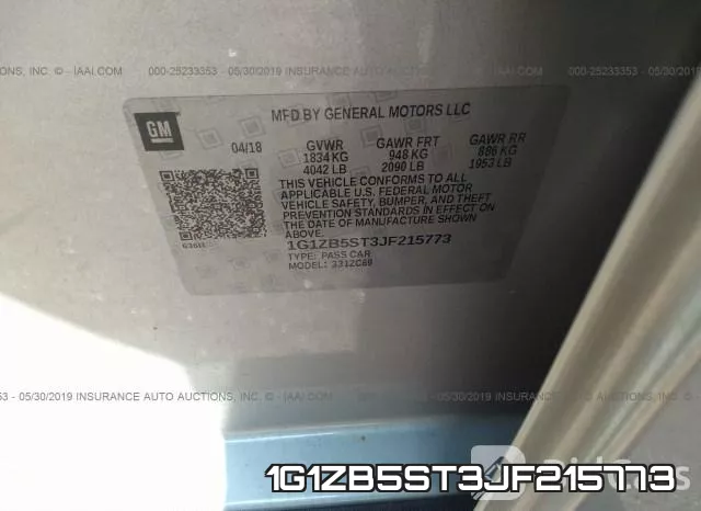 1G1ZB5ST3JF215773 фото 10