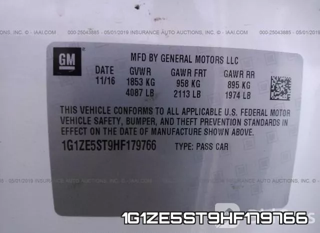 1G1ZE5ST9HF179766 фото 10