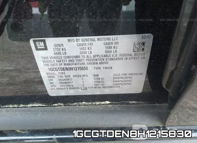 1GCGTDEN8H1215830 фото 10