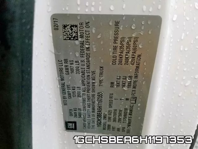 1GCHSBEA6H1197353 фото 2