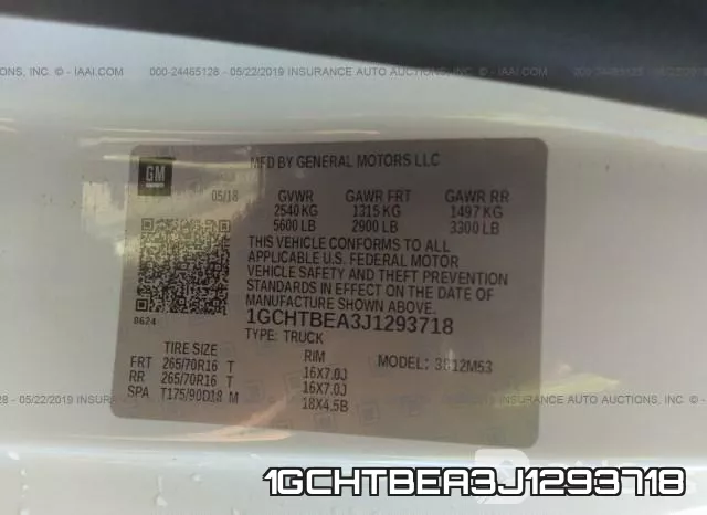 1GCHTBEA3J1293718 фото 10