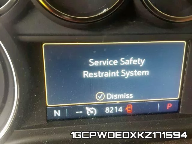 1GCPWDEDXKZ171594 фото 9