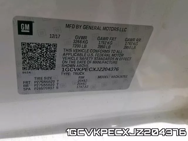 1GCVKPECXJZ204376 фото 2