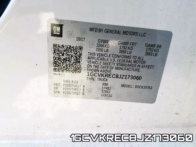 1GCVKREC8JZ173060 фото 2
