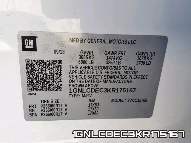 1GNLCDEC3KR175167 фото 2