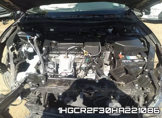 1HGCR2F30HA221086 фото 2