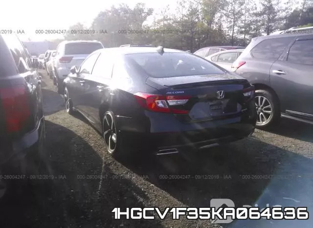 1HGCV1F35KA064636 фото 4