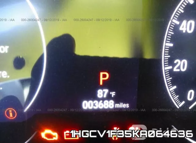 1HGCV1F35KA064636 фото 8