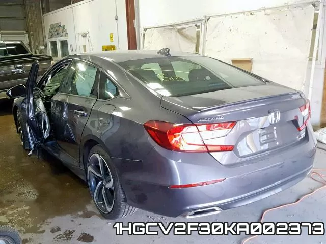 1HGCV2F30KA002373 фото 4