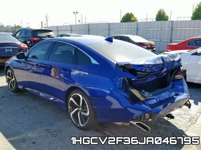 1HGCV2F36JA046795 фото 4