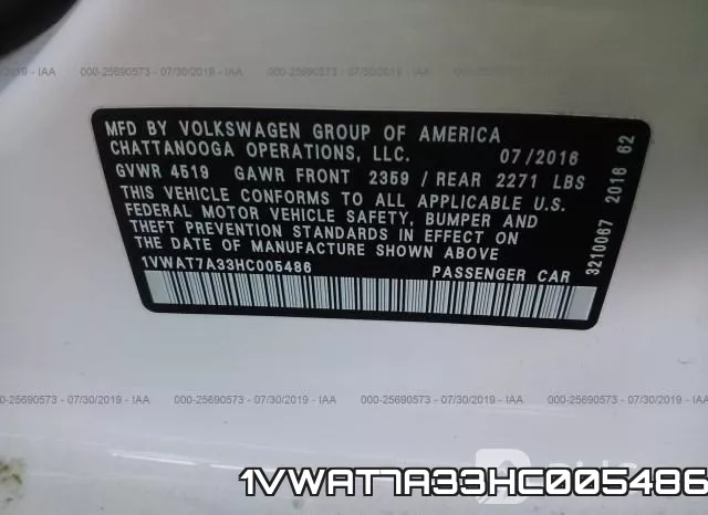 1VWAT7A33HC005486 фото 10