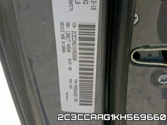 2C3CCAAG1KH569660 фото 2