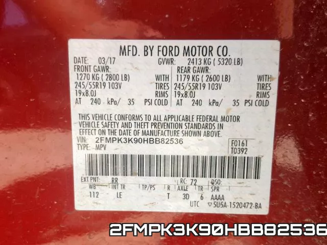 2FMPK3K90HBB82536 фото 2