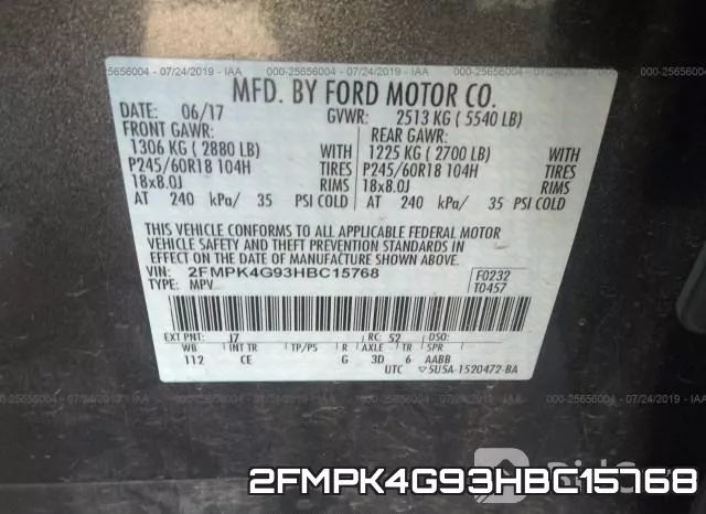 2FMPK4G93HBC15768 фото 10