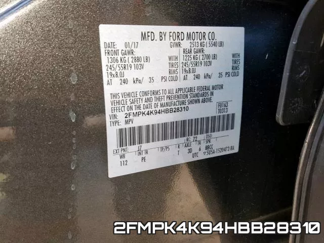 2FMPK4K94HBB28310 фото 2