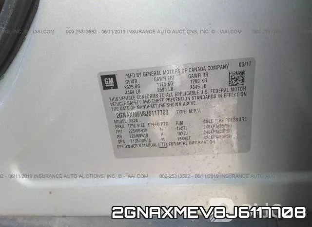 2GNAXMEV8J6117708 фото 10