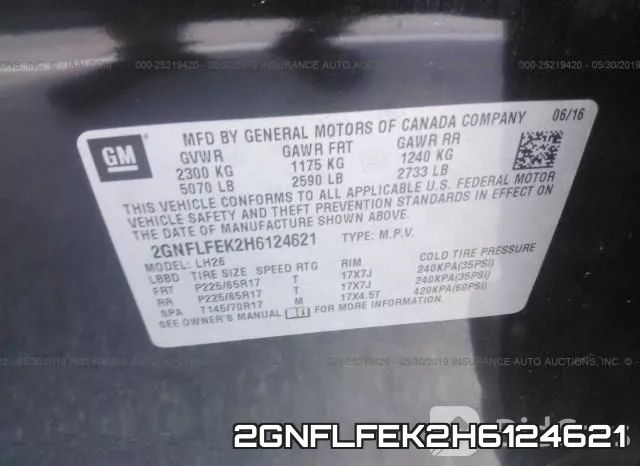 2GNFLFEK2H6124621 фото 10