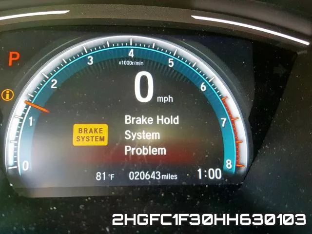 2HGFC1F30HH630103 фото 9