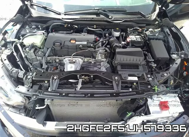2HGFC2F51JH579336 фото 2