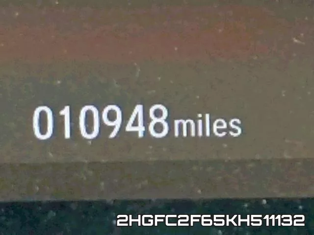 2HGFC2F65KH511132 фото 9