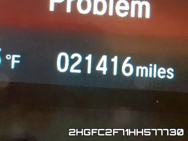 2HGFC2F71HH577730 фото 9