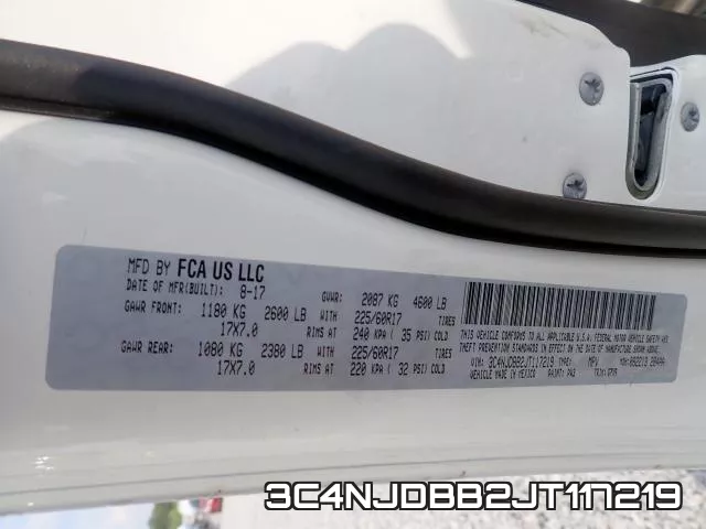 3C4NJDBB2JT117219 фото 2