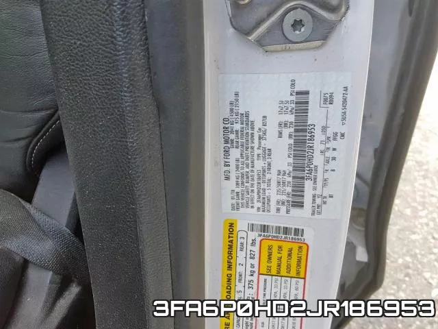 3FA6P0HD2JR186953 фото 2