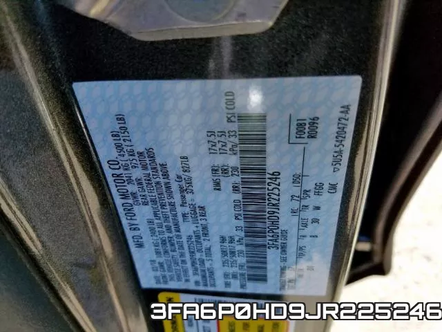 3FA6P0HD9JR225246 фото 2