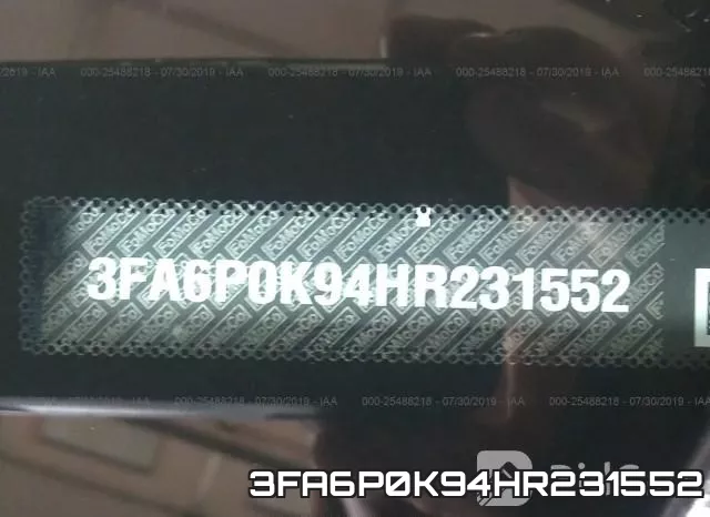 3FA6P0K94HR231552 фото 10