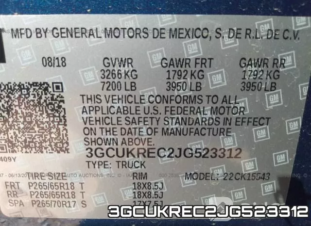 3GCUKREC2JG523312 фото 10
