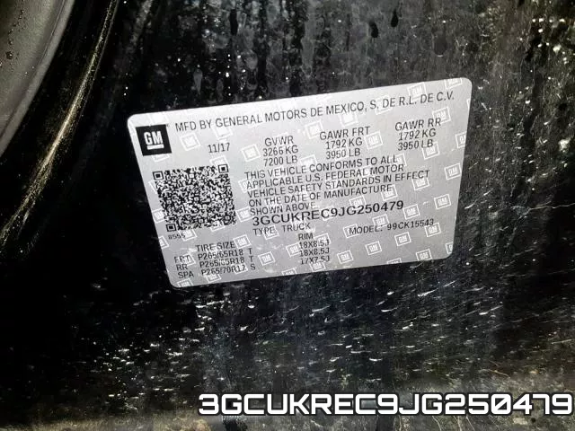 3GCUKREC9JG250479 фото 2