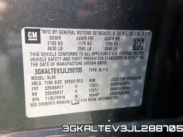 3GKALTEV3JL288705 фото 2
