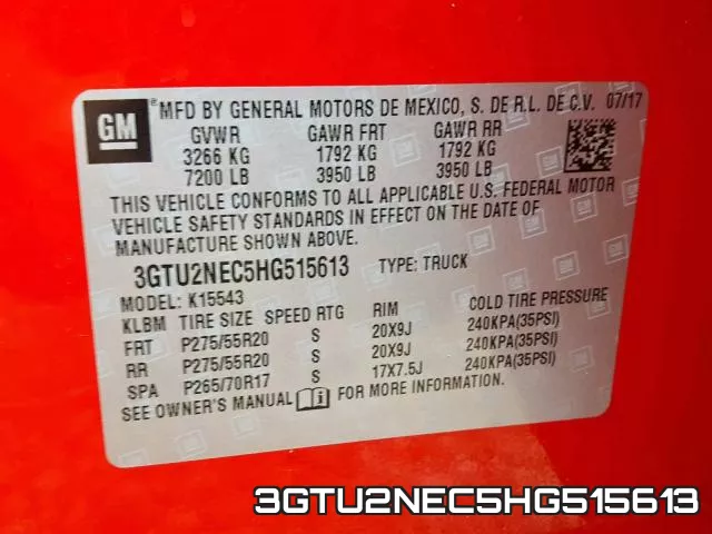 3GTU2NEC5HG515613 фото 2