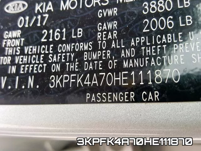 3KPFK4A70HE111870 фото 2
