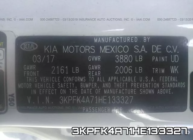 3KPFK4A71HE133327 фото 10