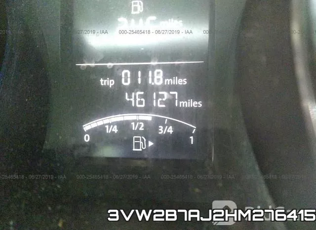 3VW2B7AJ2HM276415 фото 8