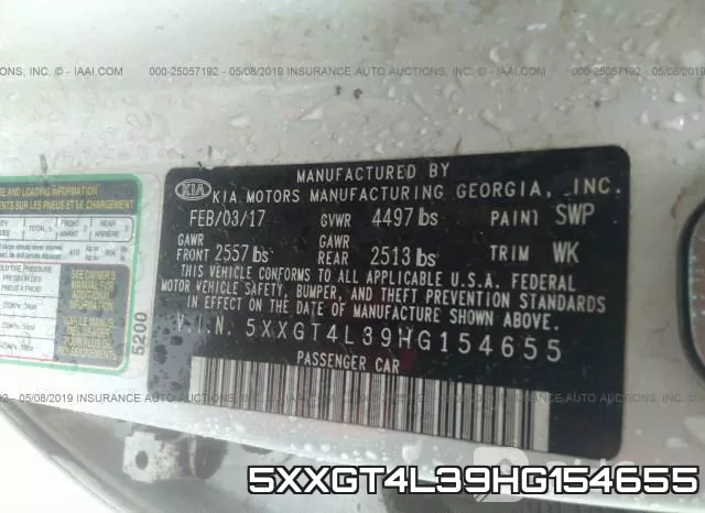 5XXGT4L39HG154655 фото 10