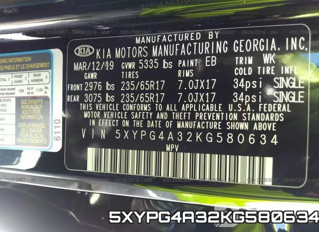 5XYPG4A32KG580634 фото 10