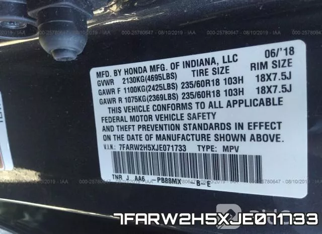 7FARW2H5XJE071733 фото 10