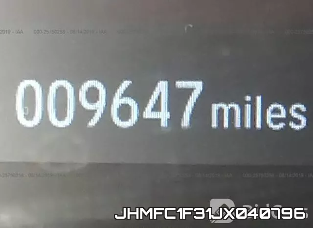 JHMFC1F31JX040796 фото 7