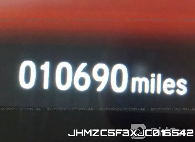 JHMZC5F3XJC016542 фото 8
