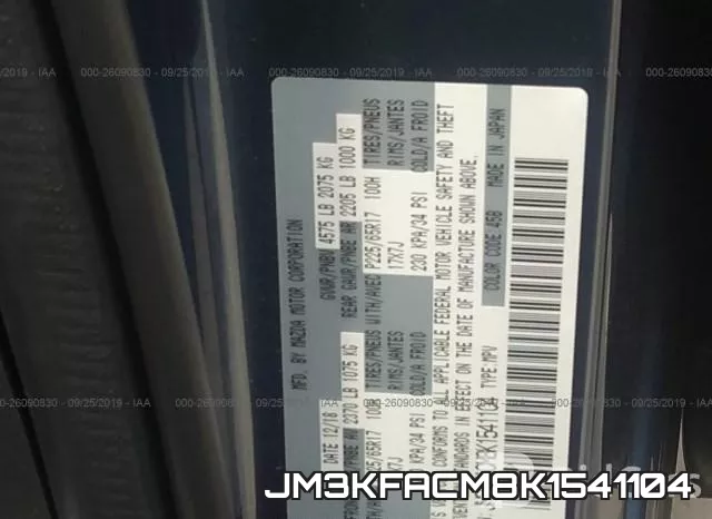 JM3KFACM8K1541104 фото 10