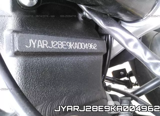 JYARJ28E9KA004962 фото 2