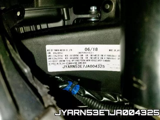 JYARN53E7JA004325 фото 2