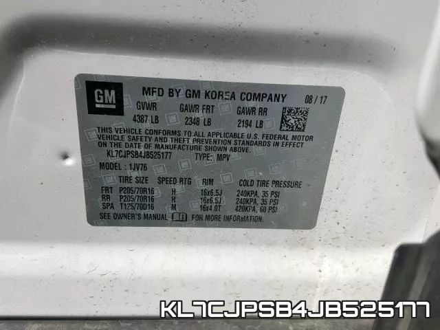 KL7CJPSB4JB525177 фото 2