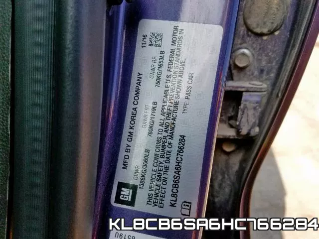 KL8CB6SA6HC766284 фото 2
